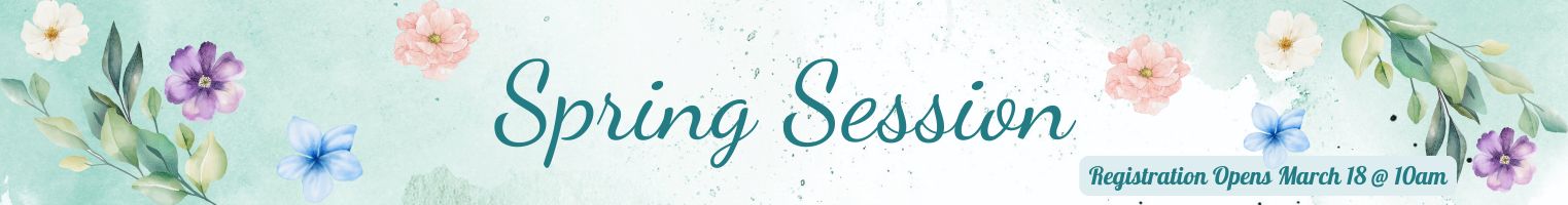 Spring session webpage banner